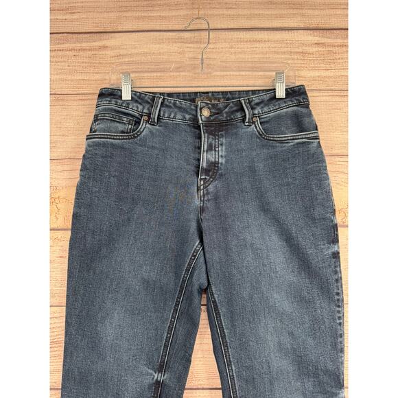 prAna Buxton Slim Boyrfriend Jeans Womens 4/27 Blue Dark Wash Denim - Picture 3 of 10